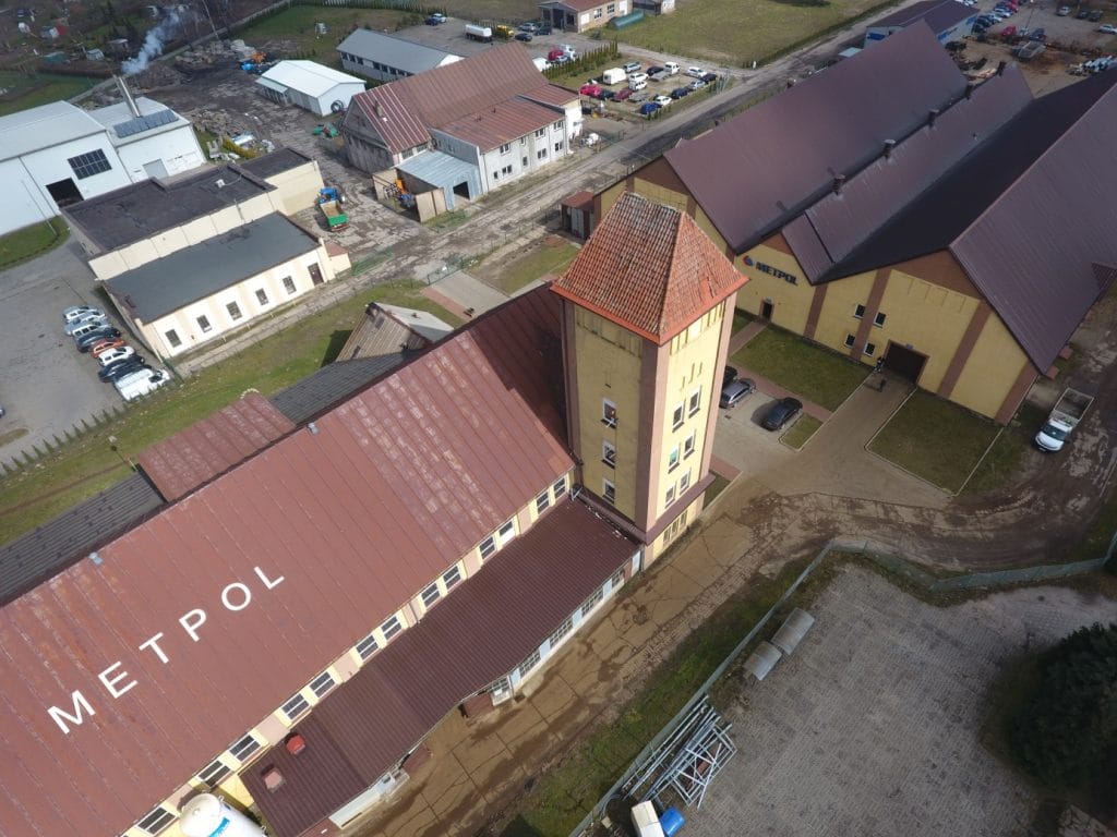 Metpol w Jezierzycach - zdjęcia z drona